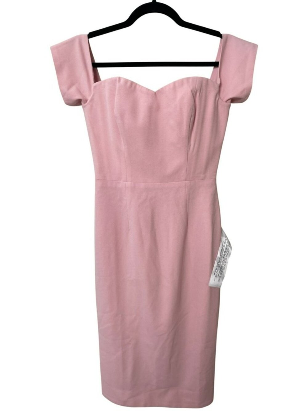 Dress The Population Bailey Off the Shoulder Body-Con Dress Pink Sz S MSRP$178